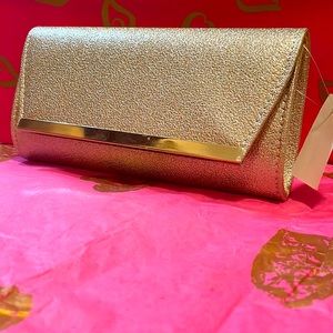 Vintage Gold Clutch by Victoria’s Secret NWT Deadstock New in Box!